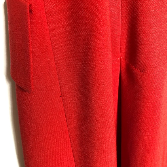 90s Moschino Cheap & Chic Red Button Front Dress - Picture 6 of 8